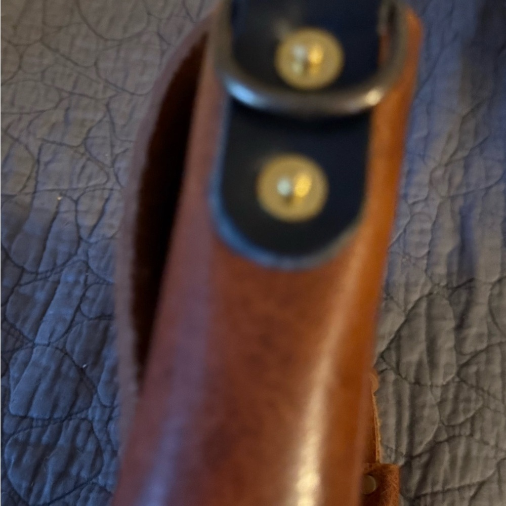 Go Forth Goods Small Kindle Satchel in Peanut Bison - Picture 7 of 11